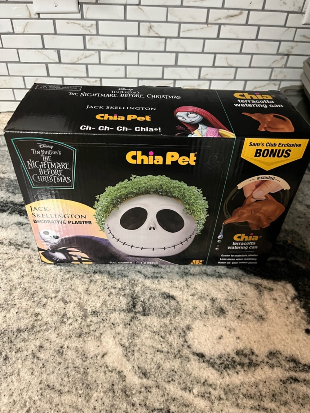 Chia Pet Jack Skellington Decorative Planter - The Nightmare Before Christmas